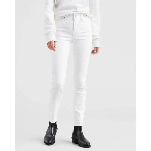 ⚡️Levi's Women's 721 High-Rise Skinny Jeans - Soft Clean White 00 Medium (24x30) - Picture 1 of 2